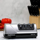 Chef'sChoice Model 130 3-Stage Professional Electric Knife Sharpener - Silver - Like New