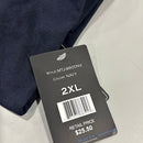 BLUE ICE PLAIN STRETCH T-SHIRT WITH SHORT SLEEVES - SIZE: MEN 2XL - NAVY - Brand New