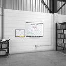 TRURED Magnetic Dry Erase Whiteboard 4 x 3 Feet 4 Markers Black Aluminum Frame - Like New
