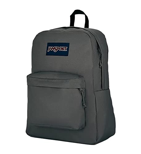 JANSPORT SUPERBREAK BACKPACK - DURABLE, LIGHTWEIGHT PREMIUM BACKPACK - GREY - Like New