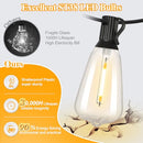 Brightever 180FT Outdoor String Lights 94 Bulbs, Waterproof Patio Lights - Brand New