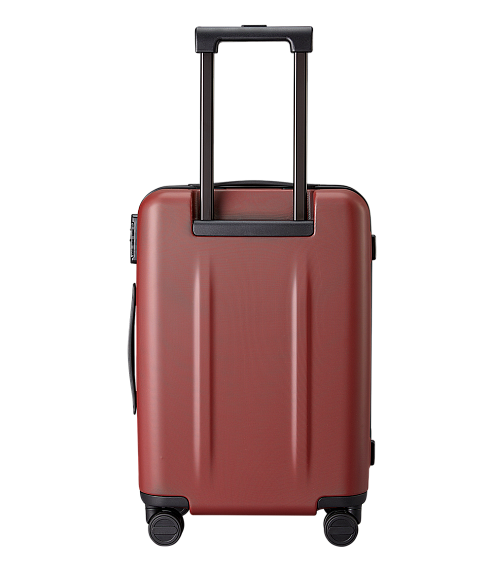 NINETYGO DANUBE LUGGAGE 24" HARD SHELL SUITCASE, SPINNER WHEEL 62L, 117806 - RED New