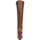 LIFESTRIDE WOMENS STRATFORD FAUX LEATHER WIDE CALF KNEE-HIGH SIZE: 8.5 - WALNUT - Brand New