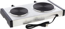 Cuisinart Cast-Iron Double Burner CB-60P1 - Silver - Like New