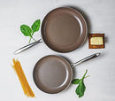 WaxonWare Hive Nonstick Healthy Ceramic Frying Pan/Skillet Set - Brand New