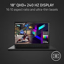 Razer Blade 18 Laptop 18" QHD+ i9-13950HX 32GB 1TB SSD RTX 4070 - BLACK - Like New
