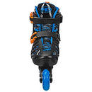 Roller Derby Tracer Boy's Adjustable Inline Medium I149B - Black/Orange Tracer - Brand New