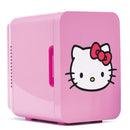 SANRIO HELLO KITTY MINI FRIDGE 4L 6 CAN, PORTABLE BEVERAGE COOLER - PINK - Like New
