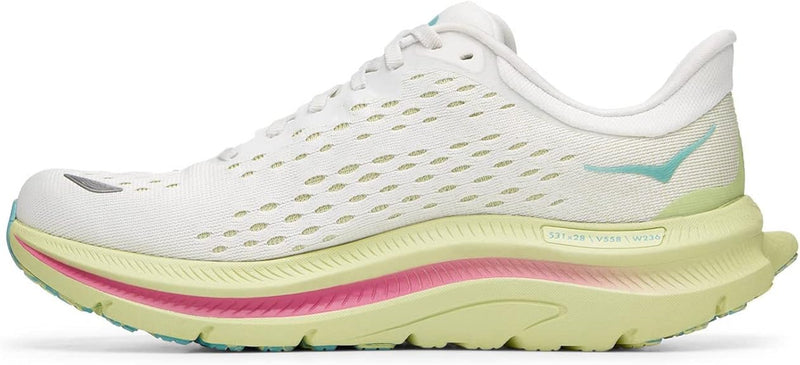 1123164 HOKA ONE ONE Womens Kawana Mesh Blanc De Blanc Butterfly Trainers 9.5 - Like New