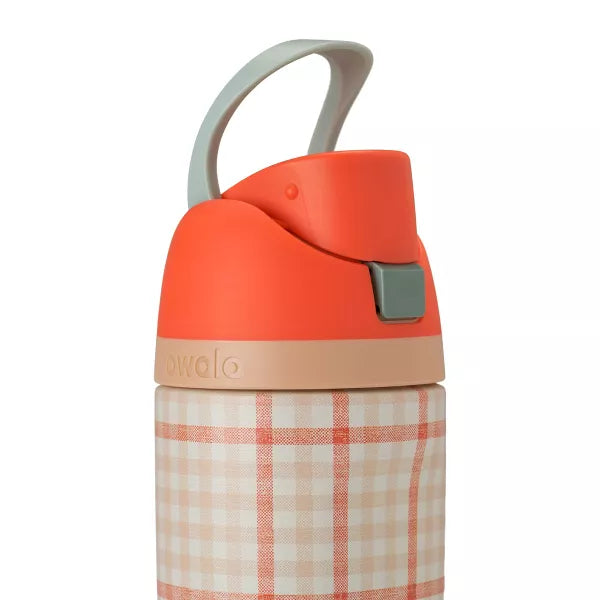 OWALA SPECIAL 16OZ STAINLESS STEEL INSULATED WATER BOTTLE - GINGHAM GETAWAY - Like New
