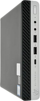 HP ELITEDESK 800 G5 MINI BUSINESS DESKTOP - I7-9700 3.00GHZ 32GB 1TB SSD - BLACK - Like New