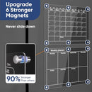 Acrylic Magnetic Calendar for Refrigerator,2pcs Magnet Fridge Calendar - Like New