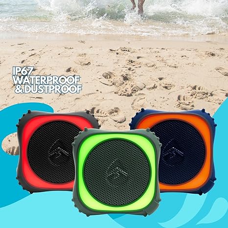 ECOXGEAR EcoEdge Pro Bluetooth Speakers Large Bass Enhancing Woofer - BLACK - Like New