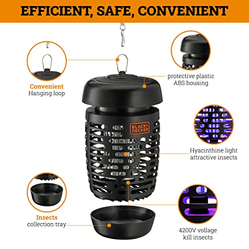 BLACK+DECKER MOSQUITO REPELLENT AND MOSQUITO ZAPPER- BDXPC941 - BLACK - Like New