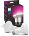 PHILIPS HUE 85-WATT EQUIVALENT BR30 SMART LED COLOR CHANGING LIGHT BULB 2-PACK - Like New
