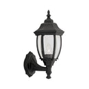 DESIGNERS FOUNTAIN TIVERTON 16.25IN 1-LIGHT OUTDOOR LINE VOLTAGE 2420-BK - BLACK - Like New