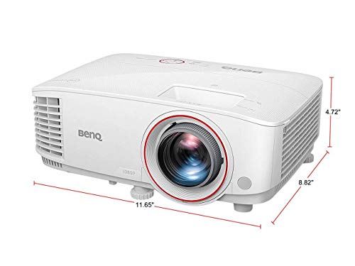 BENQ TH671ST 1080P SHORT THROW GAMING PROJECTOR 3YR WARRANTY - WHITE - Like New