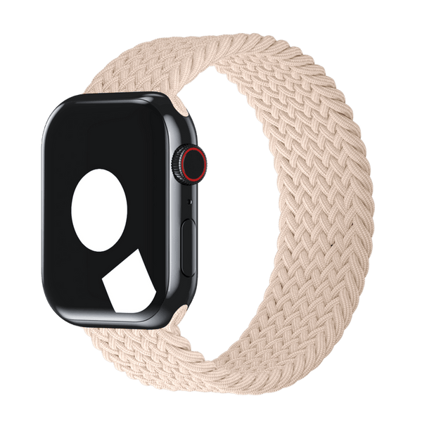 APPLE WATCH 45MM BRAIDED SOLO LOOP - SIZE 1 - BEIGE - Like New