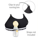 9301BA Bravado! Women's Maternity Clip & Pump Nursing Bra X-Large Black - Brand New