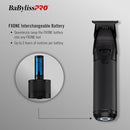 BABYLISSPRO FXONE BLACK FX TRIMMER FX799MB SLEEK HIGH-PERFORMANCE TRIMMER - Like New