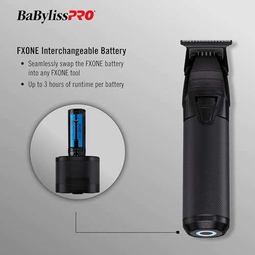 BABYLISSPRO FXONE BLACK FX TRIMMER FX799MB SLEEK HIGH-PERFORMANCE TRIMMER - Like New