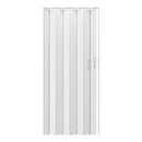 TECHNI HOME STUDIO SERIES 48" W PVC FOLDABLE ACCORDION DOORS WHITE OAK - Like New