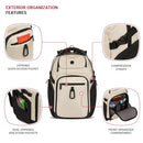 SWISS GEAR ENDURE SCANSMART LAPTOP BACKPACK 17.75-INCH VINTAGE KHAKI - Brand New