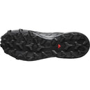 Salomon Speedcross 6 Forces Trail Running Shoes - Black/Black/Phantom - 11.5 - Like New