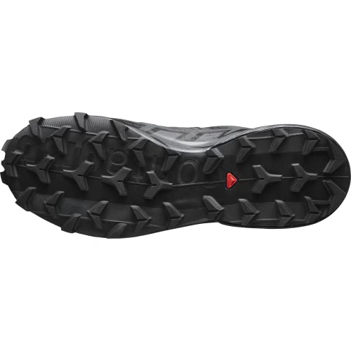 Salomon Speedcross 6 Forces Trail Running Shoes - Black/Black/Phantom - 11.5 - Like New