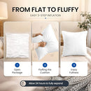 Hannah Linen Throw Pillow Inserts 22x22 4 Pack Square Cushion Pillow Forms - Brand New