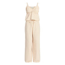 NO BOUNDARIES STRIPED SEERSUCKER RUFFLE CAMI SIZE: WOMEN XS - PINK LEMONADE - Brand New