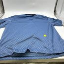 PGA TOUR MEN’S POLO SHIRT SHORT SLEEVE SIDE VENTS - SIZE: XL SLATE BLUE DIAMOND - Brand New