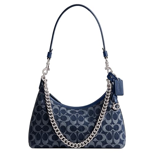 Coach Juliet Shoulder Bag 25 in Signature Denim, LH/Deep Blue - Scratch & Dent