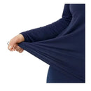 ALLBIRDS WOMEN S NATURAL FLOW STUDIO LONG SLEEVE - TRUE NAVY / XS - Brand New
