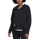 ADIDAS WOMEN'S HEAT.RDY 1/4 ZIP HOODIE - LARGE - BLACK - Like New