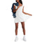 AEROPOSTALE WOMEN'S SMOCKED WAIST SHORT SLEEVE MINI DRESS MEDIUM WHITE - Brand New
