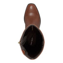 EASY SPIRIT WOMEN LORETTA RIDING BOOTS LEATHER - SIZE: 8.5 WIDE - BROWN/ TAN - Like New