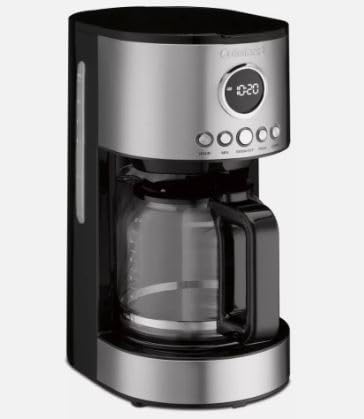 CUISINART DCC-1220WMFR 12 CUP COFFEE MAKER - SILVER - Like New