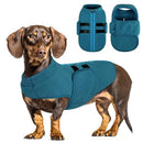 QUEENMORE SMALL DOG SWEATER, SOFT FLEECE VEST PULLOVER JACKET, PEACOCK-BLUE - Brand New