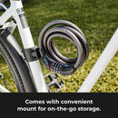 MASTER LOCK CABLE LOCK, SET YOUR OWN COMBINATION BIKE LOCK, 6 FT. LONG, 8122D - Brand New