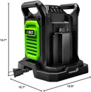 EGO Power+ CH2800D 56-Volt 280W Dual Port Charger - Black/Green - Like New