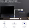 VIVO Dual LCD LED 21 to 32 inch Monitor Desk Mount Heavy Duty White STAND-V002EW - Like New