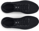 Men's UNDER ARMOUR HOVR Sonic 6 Running Shoes Black/Metallic Gun Metal - SIZE 11 - Like New