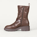 AEWM40193F24 Amazon Essentials Women's Mid Calf Cropped Biker Boot, 8.5 - Brand New