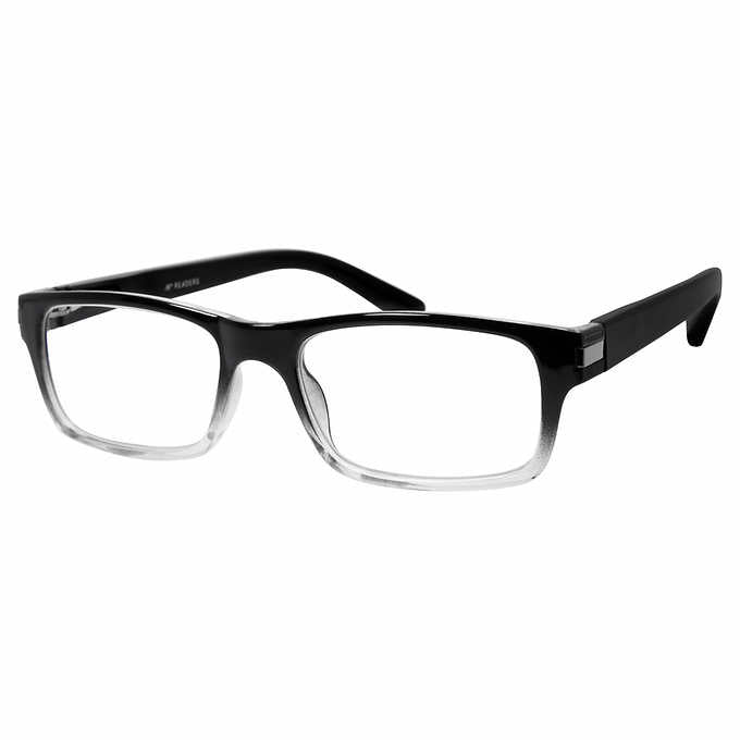 JAMES BLUELIGHT READING GLASSES, 2 PAIRS - Choose Magnification New