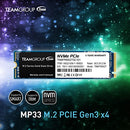 TEAMGROUP MP33 256GB SLC Cache 3D NAND TLC NVMe 1.3 PCIe Gen3x4 TM8FP6256G0C101 - Like New