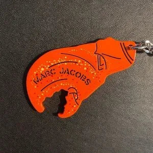 MARC BY MARC JACOBS MARC JACOBS-CRAB CLAW BOTTLE OPENER/KEYCHAIN - ORANGE - Like New