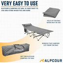 ALPCOUR CAMPING COT BAG FOR OUTDOOR CAMPING, TRAVEL AND BEACH COTBXLRB - BLUE - Brand New