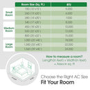 LG 12,000 BTU / 11,200 BTU SMART WI-FI WINDOW AC COOL / HEAT 208V - WHITE - Brand New