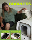Furbulous True Odor-Free Self Cleaning and Packing Litter Box - Size XL - Like New